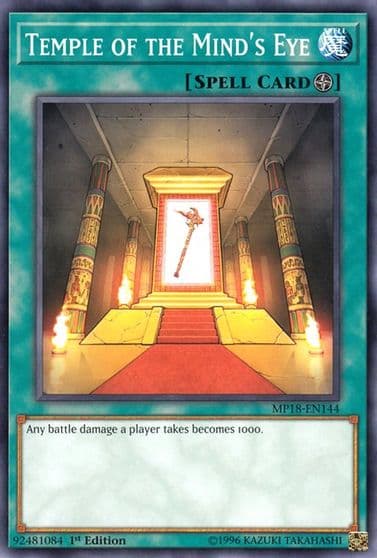 Temple of the Minds Eye 2018 Mega-Tins Mega Pack Yu-Gi-Oh! card