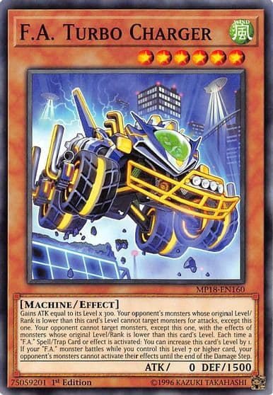 FA Turbo Charger 2018 Mega-Tins Mega Pack Yu-Gi-Oh! card