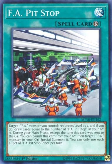FA Pit Stop 2018 Mega-Tins Mega Pack Yu-Gi-Oh! card
