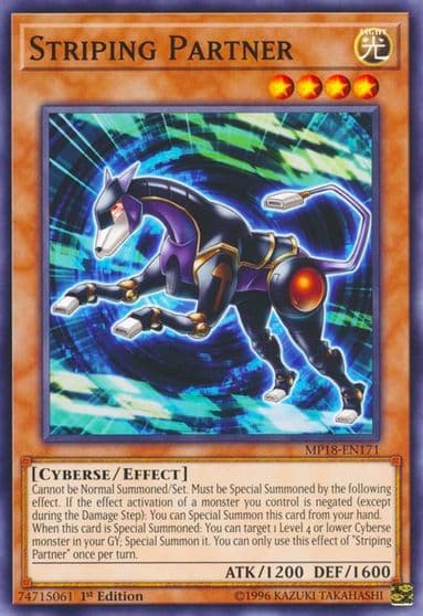 Striping Partner 2018 Mega-Tins Mega Pack Yu-Gi-Oh! card