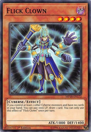 Flick Clown 2018 Mega-Tins Mega Pack Yu-Gi-Oh! card
