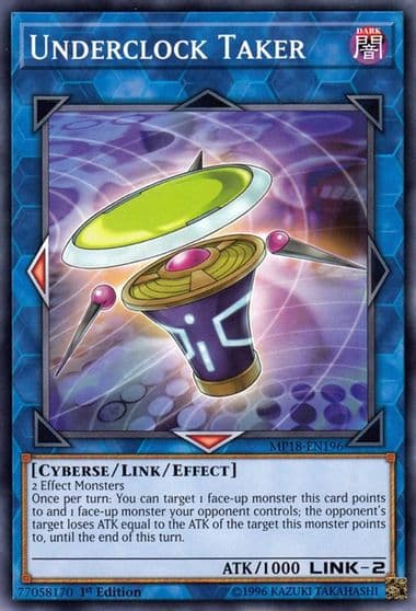 Underclock Taker 2018 Mega-Tins Mega Pack Yu-Gi-Oh! card