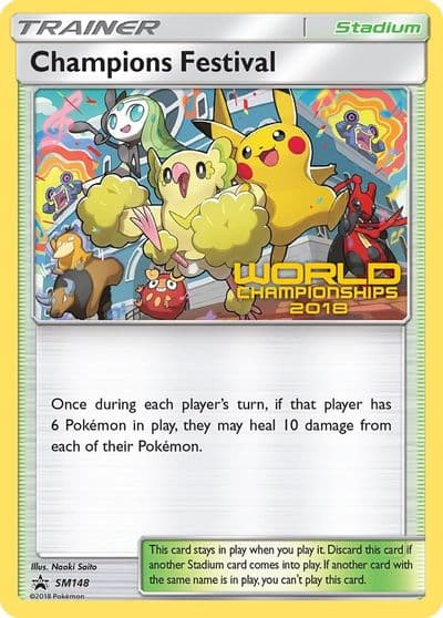 Champions Festival - SM148 (World Championships 2018) SM Promos Pokemon card