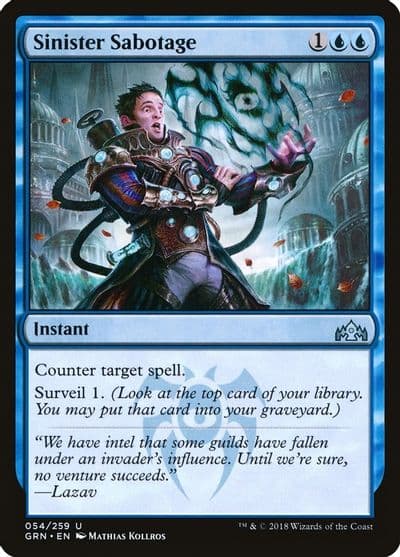 Sinister Sabotage Guilds of Ravnica Magic card