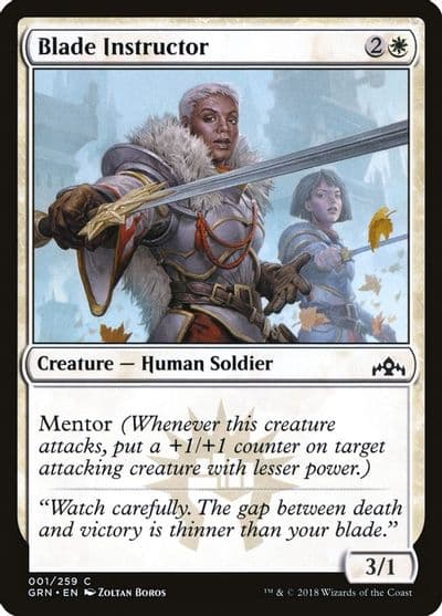 Blade Instructor Guilds of Ravnica Magic card