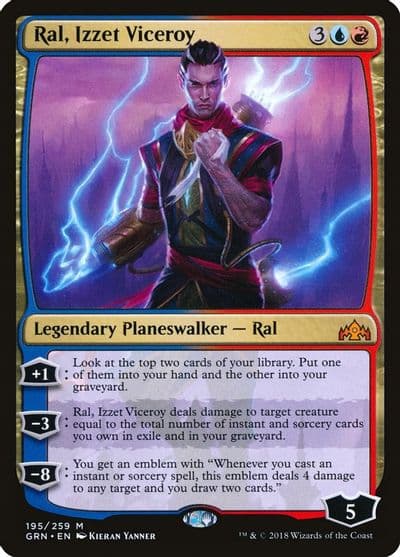 Ral Izzet Viceroy Guilds of Ravnica Magic card