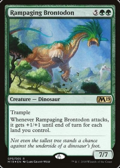 Rampaging Brontodon 2018 Gift Pack Gift Boxes and Promos Magic card