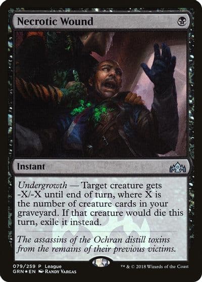 Necrotic Wound League Promos Magic card