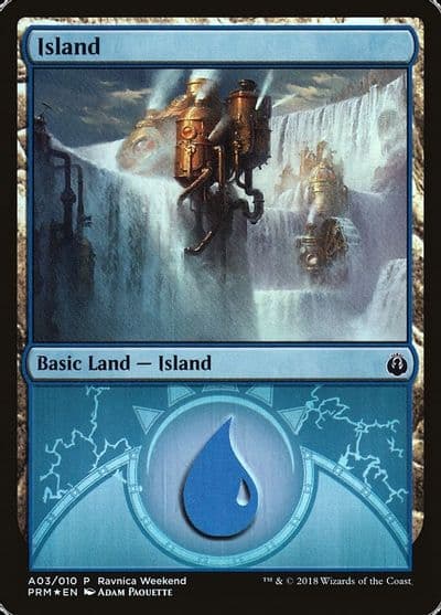 Island Izzet A03 Launch Party & Release Event Promos Magic card