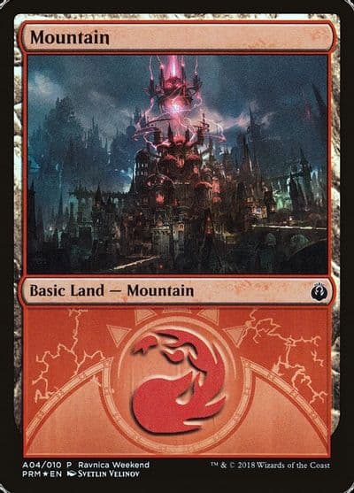 Mountain Izzet A04 Launch Party & Release Event Promos Magic card