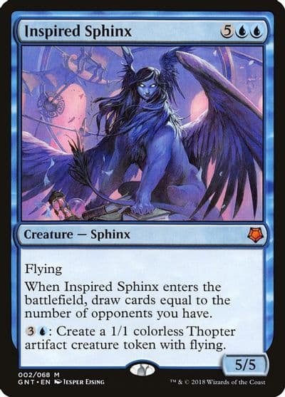 Inspired Sphinx Magic Game Night Magic card