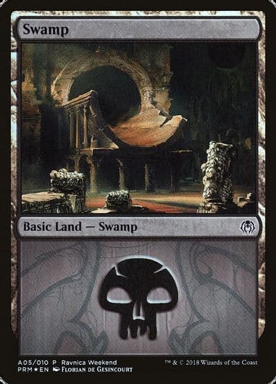 Swamp Golgari A05 Launch Party & Release Event Promos Magic card