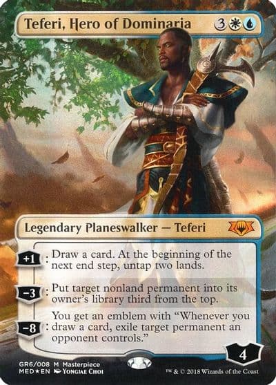 Teferi Hero of Dominaria Mythic Edition: Guilds of Ravnica Magic card