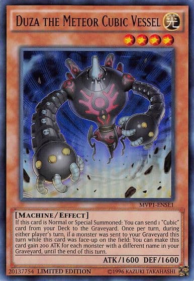 Duza the Meteor Cubic Vessel The Dark Side of Dimensions Movie Pack: Special Edition Yu-Gi-Oh! card