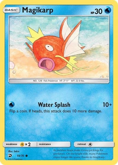Magikarp Dragon Majesty Pokemon card