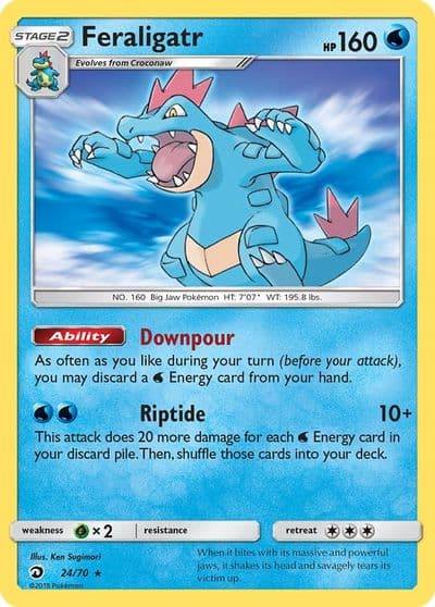 Feraligatr Dragon Majesty Pokemon card