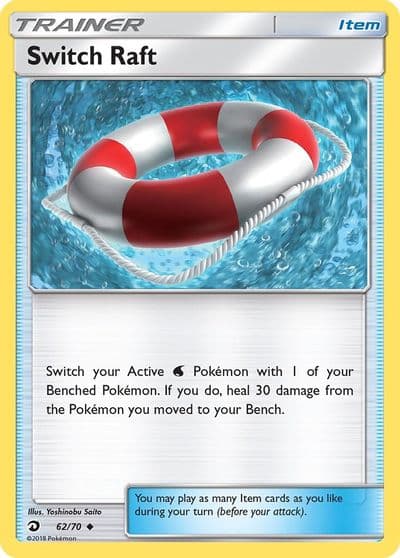 Switch Raft Dragon Majesty Pokemon card