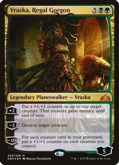 Vraska Regal Gorgon Guilds of Ravnica Magic card