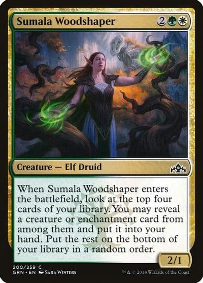 Sumala Woodshaper Guilds of Ravnica Magic card
