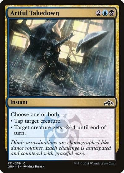 Artful Takedown Guilds of Ravnica Magic card