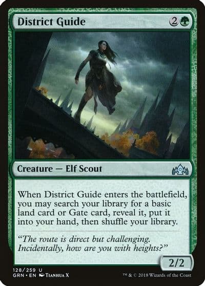 District Guide Guilds of Ravnica Magic card