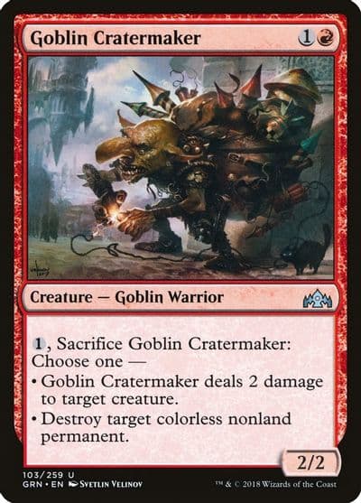Goblin Cratermaker Guilds of Ravnica Magic card