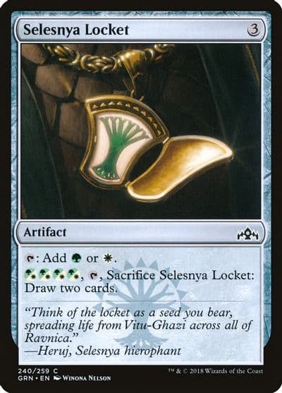 Selesnya Locket Guilds of Ravnica Magic card