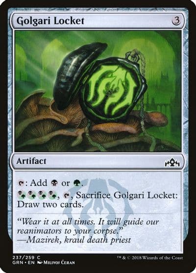 Golgari Locket Guilds of Ravnica Magic card