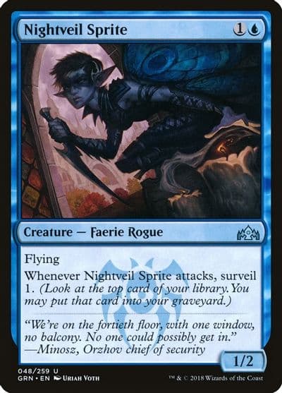 Nightveil Sprite Guilds of Ravnica Magic card