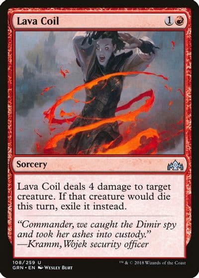 Lava Coil Guilds of Ravnica Magic card