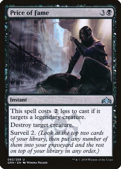 Price of Fame Guilds of Ravnica Magic card