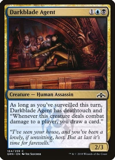 Darkblade Agent Guilds of Ravnica Magic card