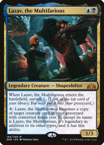 Lazav the Multifarious Guilds of Ravnica Magic card
