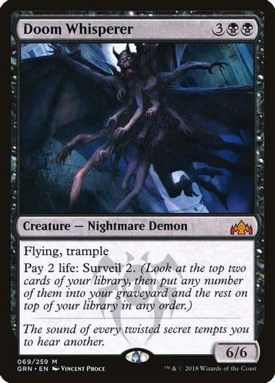 Doom Whisperer Guilds of Ravnica Magic card