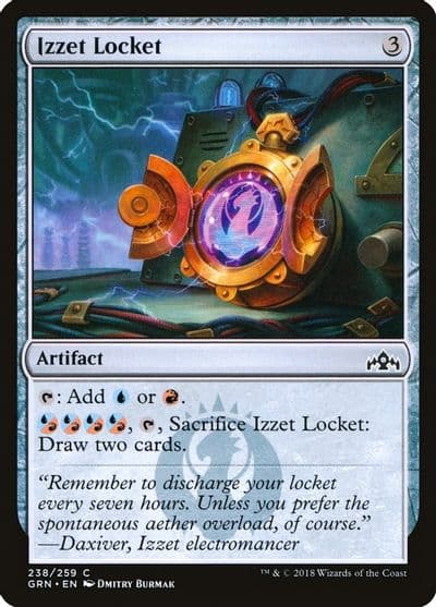 Izzet Locket Guilds of Ravnica Magic card