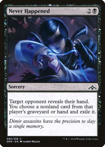 Never Happened Guilds of Ravnica Magic card