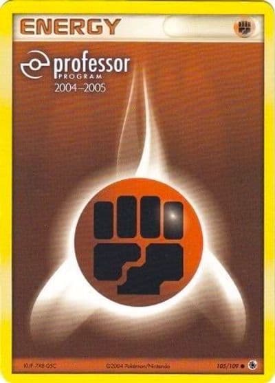 Fighting Energy (2004-2005) Professor Program Promos Pokemon card