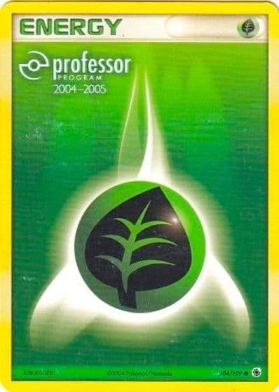 Grass Energy (2004-2005) Professor Program Promos Pokemon card