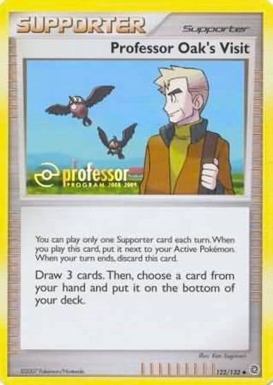 Professor Oak's Visit (2008-2009) Professor Program Promos Pokemon card