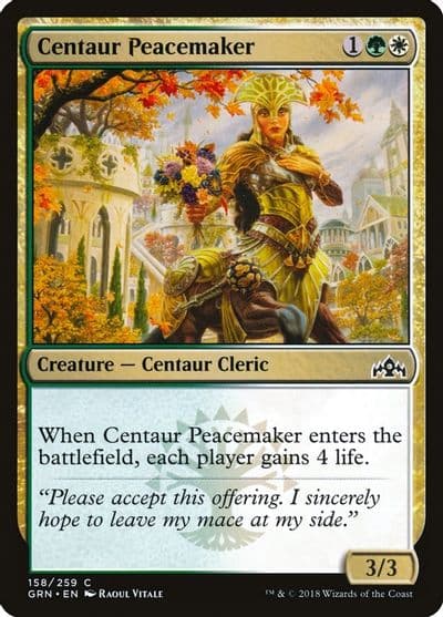 Centaur Peacemaker Guilds of Ravnica Magic card