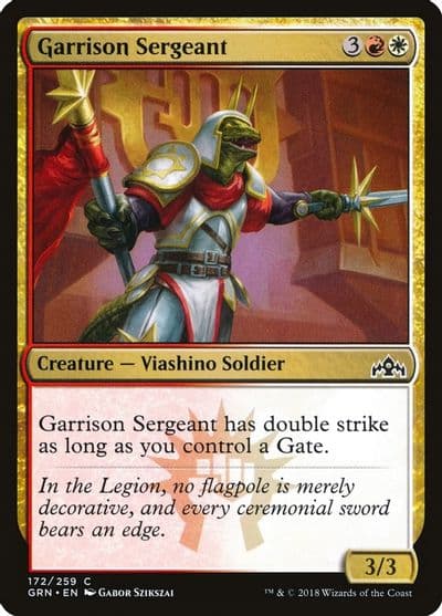 Garrison Sergeant Guilds of Ravnica Magic card