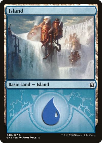 Island 048 Guilds of Ravnica: Guild Kits Magic card