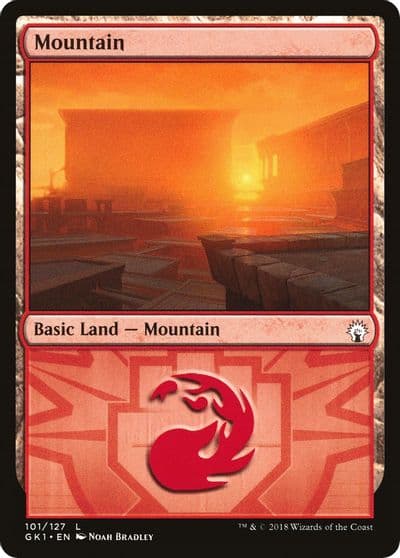 Mountain 101 Guilds of Ravnica: Guild Kits Magic card