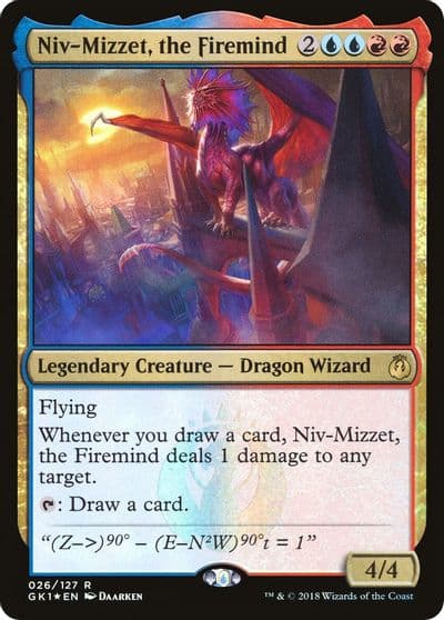 Niv Mizzet the Firemind Guilds of Ravnica: Guild Kits Magic card