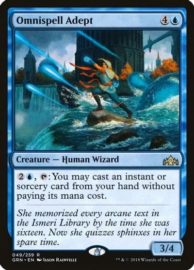 Omnispell Adept Guilds of Ravnica Magic card