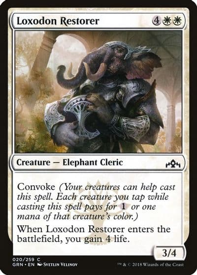 Loxodon Restorer Guilds of Ravnica Magic card