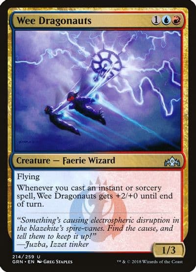 Wee Dragonauts Guilds of Ravnica Magic card