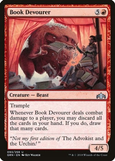 Book Devourer Guilds of Ravnica Magic card