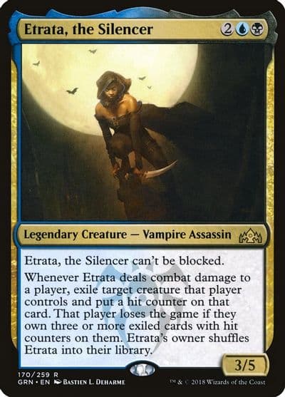 Etrata the Silencer Guilds of Ravnica Magic card