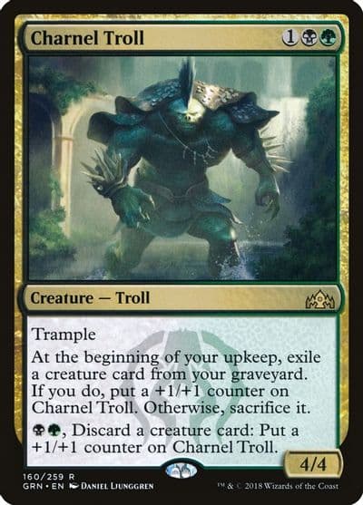 Charnel Troll Guilds of Ravnica Magic card